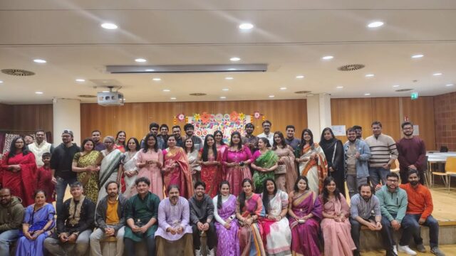 একটি অনুষ্ঠান তখনই সত্যিকারের সুন্দর ও সফল হয়ে ওঠে, যখন সেখানে অসংখ্য মানুষের আন্তরিক উপস্থিতি থাকে যখন দর্শকেরা শুরু থেকে শেষ পর্যন্ত মন দিয়ে অনুষ্ঠান উপভোগ করেন, শিল্পীদের উৎসাহ দেন এবং শিল্পীরাও তাঁদের সেরাটা দিয়ে নিজেদের শিল্পসত্তাকে প্রকাশ করেন।
আমাদের এবারের রবীন্দ্রজয়ন্তীর অনুষ্ঠানটিও ঠিক তেমনই এক সুন্দর অভিজ্ঞতা হয়ে রইল। ছোট্ট একটি হলঘরে প্রায় একশো চল্লিশেরও বেশি মানুষের উপস্থিতি, নানা সুবিধা-অসুবিধার মাঝেও সবার সহযোগিতা ও ভালোবাসায় অনুষ্ঠানটি অত্যন্ত সুন্দরভাবে সম্পন্ন হয়েছে। সবচেয়ে আনন্দের বিষয়, দর্শকদের অনেকেই শুরু থেকে শেষ পর্যন্ত আমাদের সঙ্গে ছিলেন। তাঁদের মধ্যে অনেকেই ছিলেন পারফর্মারও। অনুষ্ঠান শেষে আমরা সেই দর্শকদের সঙ্গেও ছবি তুলেছিলাম, কারণ তাঁদের প্রতি আমাদের আন্তরিক কৃতজ্ঞতা রয়েছে। সত্যিই, দর্শকদের ভালোবাসা ও উপস্থিতি ছাড়া কোনো অনুষ্ঠান কখনও পূর্ণতা পায় না।
যারা ব্যান্ড পারফরম্যান্স বা দলগত পরিবেশনা করেছেন, তাঁদের প্রতিও আমরা গভীরভাবে কৃতজ্ঞ। কারণ কোনো গ্রুপ পারফরম্যান্স বা ব্যান্ডের সাফল্যের পেছনে থাকে অসীম অধ্যবসায়, পরিশ্রম এবং একাগ্রতা। আমাদের অনুষ্ঠানে অংশগ্রহণ করার জন্য তাঁরা যে সময়, শ্রম ও নিষ্ঠা ব্যয় করেছেন, তার জন্য আমরা তাঁদের আন্তরিক ধন্যবাদ জানাই।
সব মিলিয়ে, এই রবীন্দ্রজয়ন্তী শুধু একটি সাংস্কৃতিক অনুষ্ঠান নয়, বরং ভালোবাসা, একাত্মতা এবং সম্মিলিত শিল্পচর্চার এক সুন্দর উদযাপন হয়ে আমাদের মনে থেকে যাবে।